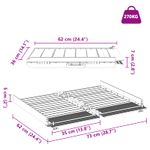 Auto si Moto - Remorci si platforme auto - Rampa pentru scaun cu rotile Argintiu 62 x 73 x 5 cm Aluminiu - Infinity.ro