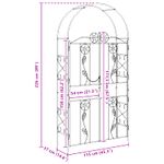 Casa si Gradina - Gradina si terasa - Decoratiuni exterior - Arcade - Arc de Gradina Simplu Negru - Infinity.ro