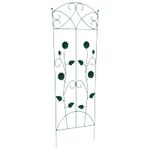 Casa si Gradina - Gradina si terasa - Garduri, panouri si accesorii - Gard de Gradina Spalier 3 pcs Verde 112 x 40 cm Otel - Infinity.ro