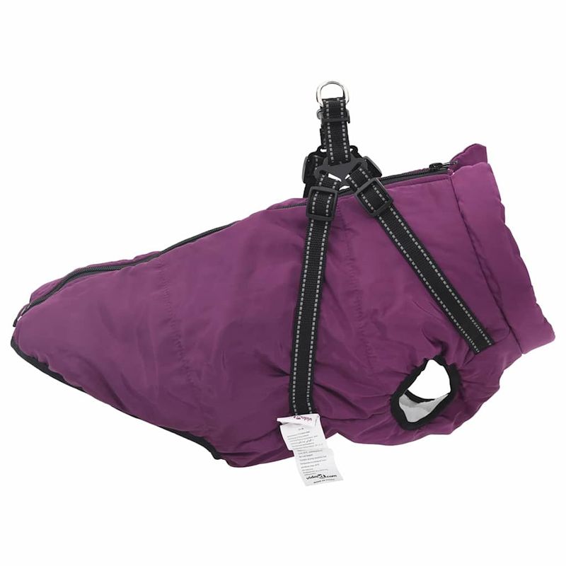 Petshop - Articole imbracaminte - Haine animale - Haina pentru Caini cu ham Violet 5XL Fleece si poliester - Infinity.ro