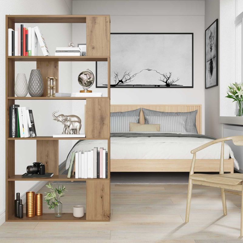 Casa si Gradina - Mobilier - Biblioteci si rafturi - Biblioteci - Dulap pentru carti Stejar Artizanal 80 x 24 x 159 cm - Infinity.ro