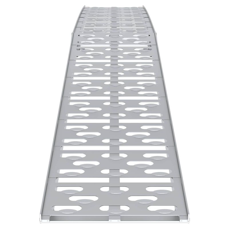 Auto si Moto - Remorci si platforme auto - Rampa de Incarcare 2 pcs Argintiu 222 x 29 x 14 cm Aluminiu - Infinity.ro