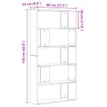 Casa si Gradina - Mobilier - Biblioteci si rafturi - Biblioteci - Dulap pentru carti Stejar Artizanal 80 x 24 x 159 cm - Infinity.ro