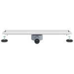 Casa si Gradina - Constructii - Materiale constructii - Sisteme de scurgere - Scurgere de dus 2 in 1 cu sifon 360° Argintiu 60 cm - Infinity.ro