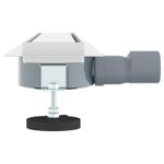Casa si Gradina - Constructii - Materiale constructii - Sisteme de scurgere - Scurgere de dus 2 in 1 cu sifon 360° Argintiu 60 cm - Infinity.ro
