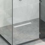 Casa si Gradina - Constructii - Materiale constructii - Sisteme de scurgere - Drenaj pentru dus cu capac din sticla Argintiu 50 cm - Infinity.ro