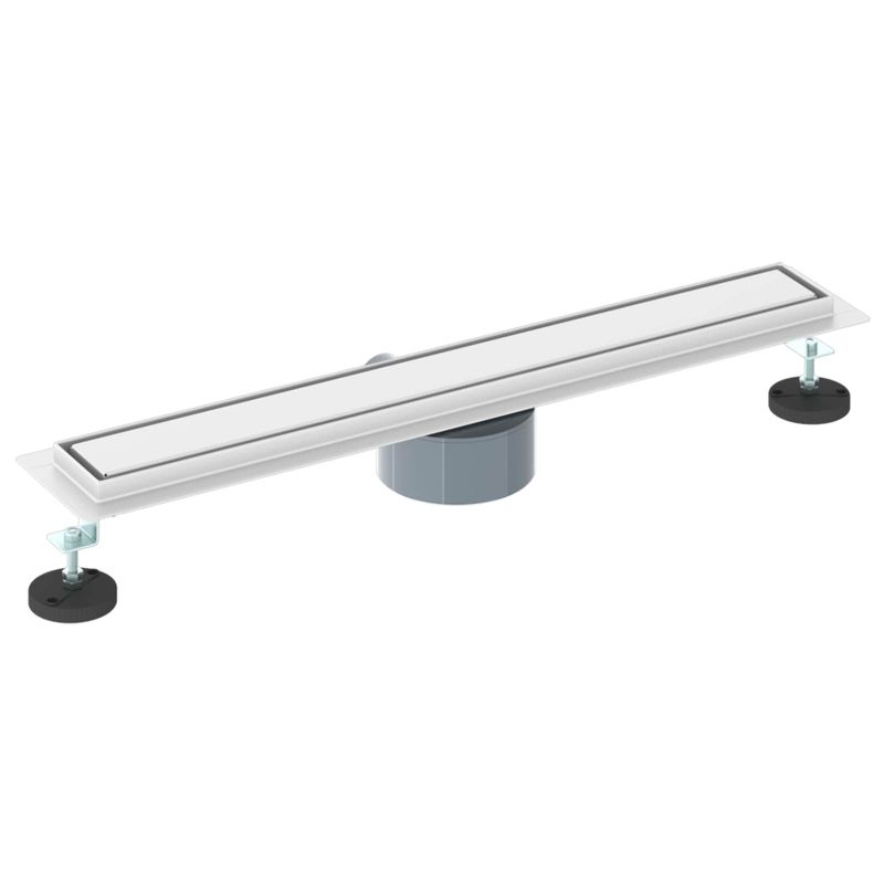 Casa si Gradina - Constructii - Materiale constructii - Sisteme de scurgere - Scurgere de dus 2 in 1 cu sifon 360° Argintiu 60 cm - Infinity.ro