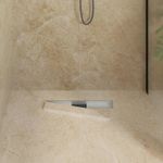 Casa si Gradina - Constructii - Materiale constructii - Sisteme de scurgere - Drenaj pentru dus cu capac din sticla Argintiu 50 cm - Infinity.ro