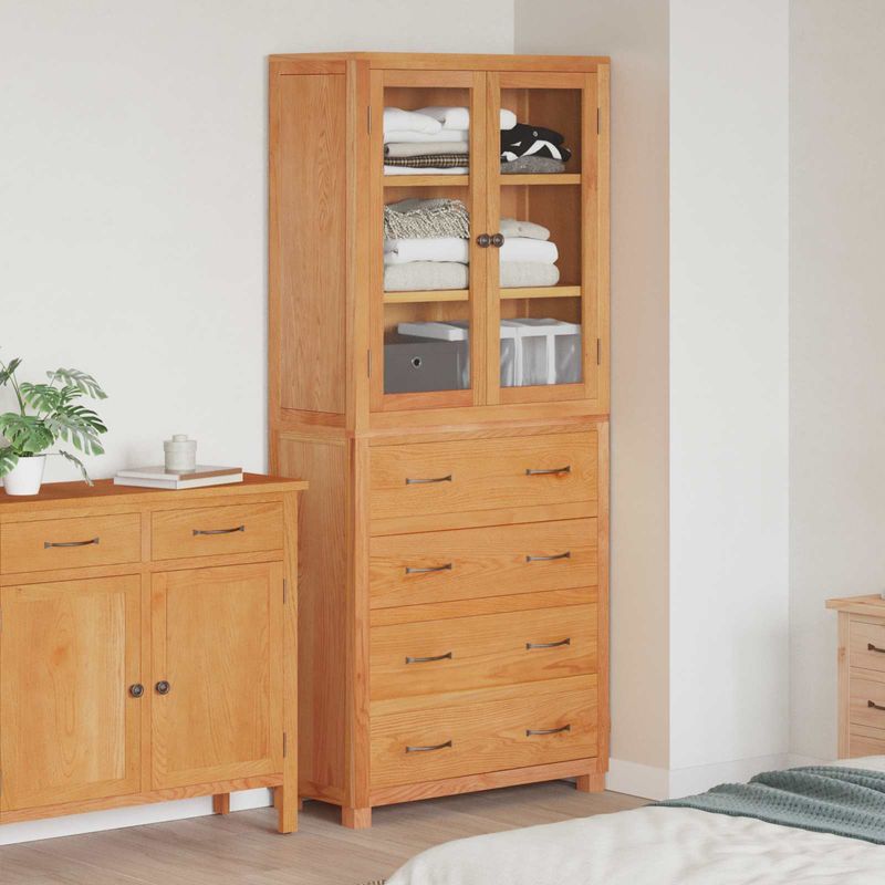 Casa si Gradina - Mobilier - Dulapuri si sifoniere - Dulapuri - Set de Mobilier pentru Depozitare cu sertar Maro Lemn compozit - Infinity.ro
