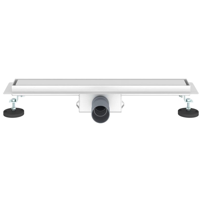 Casa si Gradina - Constructii - Materiale constructii - Sisteme de scurgere - Drenaj pentru dus cu capac din sticla Argintiu 50 cm - Infinity.ro