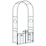 Casa si Gradina - Gradina si terasa - Decoratiuni exterior - Arcade - Arc de Gradina Simplu Negru 102 x 50 x 218 cm - Infinity.ro