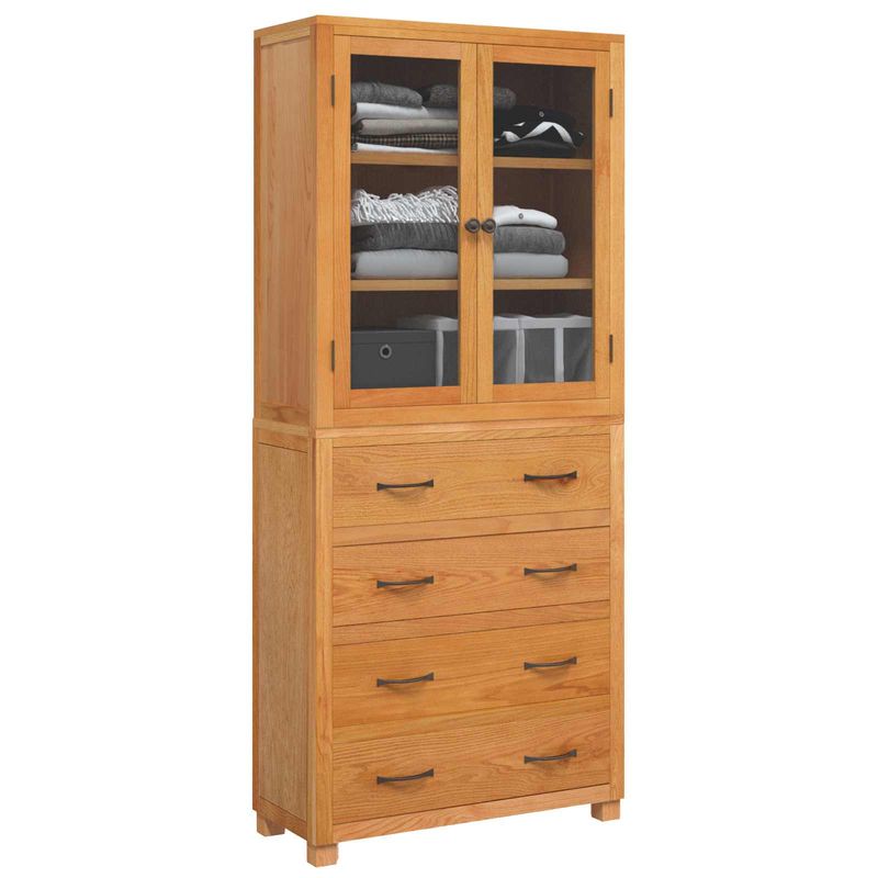 Casa si Gradina - Mobilier - Dulapuri si sifoniere - Dulapuri - Set de Mobilier pentru Depozitare cu sertar Maro Lemn compozit - Infinity.ro