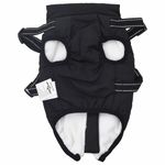Petshop - Articole imbracaminte - Haine animale - Haina pentru Caini cu ham Negru M Fleece si poliester - Infinity.ro