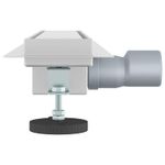 Casa si Gradina - Constructii - Materiale constructii - Sisteme de scurgere - Drenaj pentru dus cu capac din sticla Argintiu 50 cm - Infinity.ro
