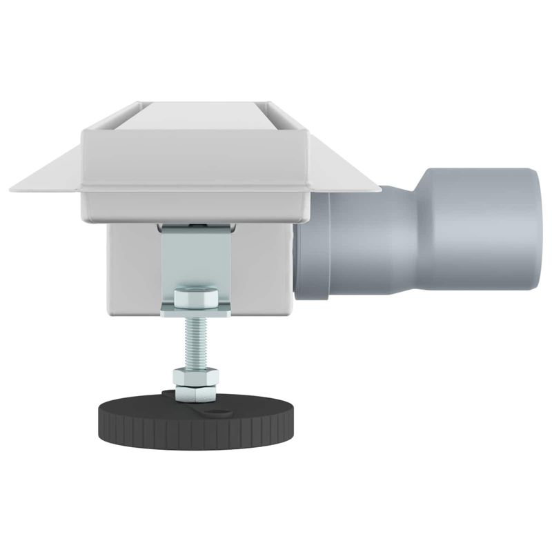 Casa si Gradina - Constructii - Materiale constructii - Sisteme de scurgere - Drenaj pentru dus cu capac din sticla Argintiu 50 cm - Infinity.ro