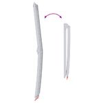 Auto si Moto - Remorci si platforme auto - Rampa de Incarcare 2 pcs Argintiu 222 x 29 x 14 cm Aluminiu - Infinity.ro