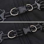 Petshop - Articole imbracaminte - Haine animale - Haina pentru Caini cu ham Negru M Fleece si poliester - Infinity.ro
