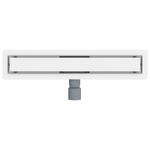 Casa si Gradina - Constructii - Materiale constructii - Sisteme de scurgere - Drenaj pentru dus cu capac din sticla Argintiu 50 cm - Infinity.ro