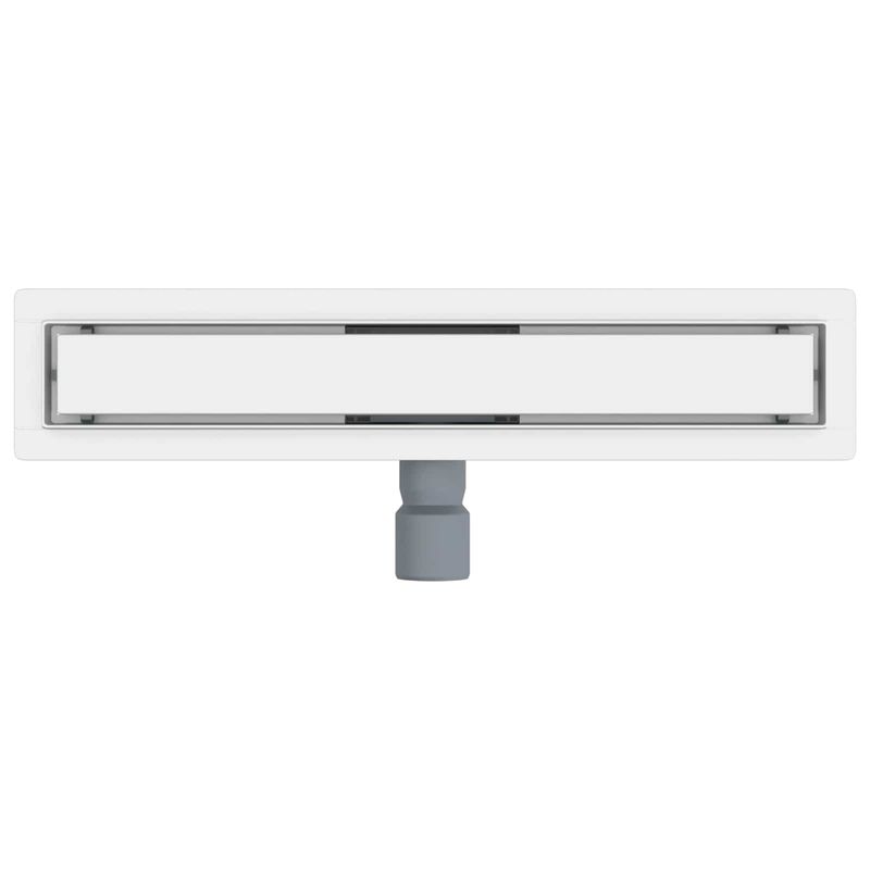 Casa si Gradina - Constructii - Materiale constructii - Sisteme de scurgere - Drenaj pentru dus cu capac din sticla Argintiu 50 cm - Infinity.ro