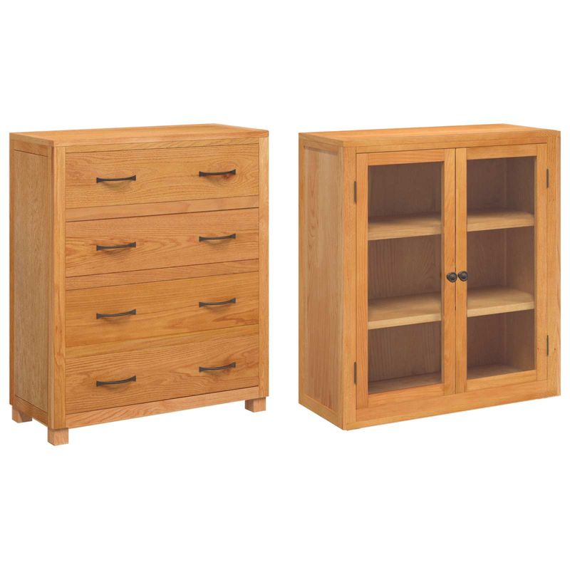 Casa si Gradina - Mobilier - Dulapuri si sifoniere - Dulapuri - Set de Mobilier pentru Depozitare cu sertar Maro Lemn compozit - Infinity.ro