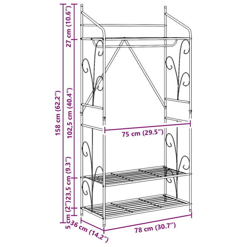 Casa si Gradina - Mobilier - Dulapuri si sifoniere - Dulapuri - Dulap Deschis Simplu - Infinity.ro