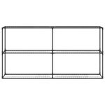 Casa si Gradina - Gradinarit si plante - Plante si ghivece - Ghivece si suporturi - Stand pentru plante cu 3 niveluri Negru 200 x 32 x 104 cm Otel - Infinity.ro