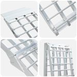 Auto si Moto - Remorci si platforme auto - Rampa de Incarcare Argintiu 230 x 44 x 13 cm Aluminiu - Infinity.ro