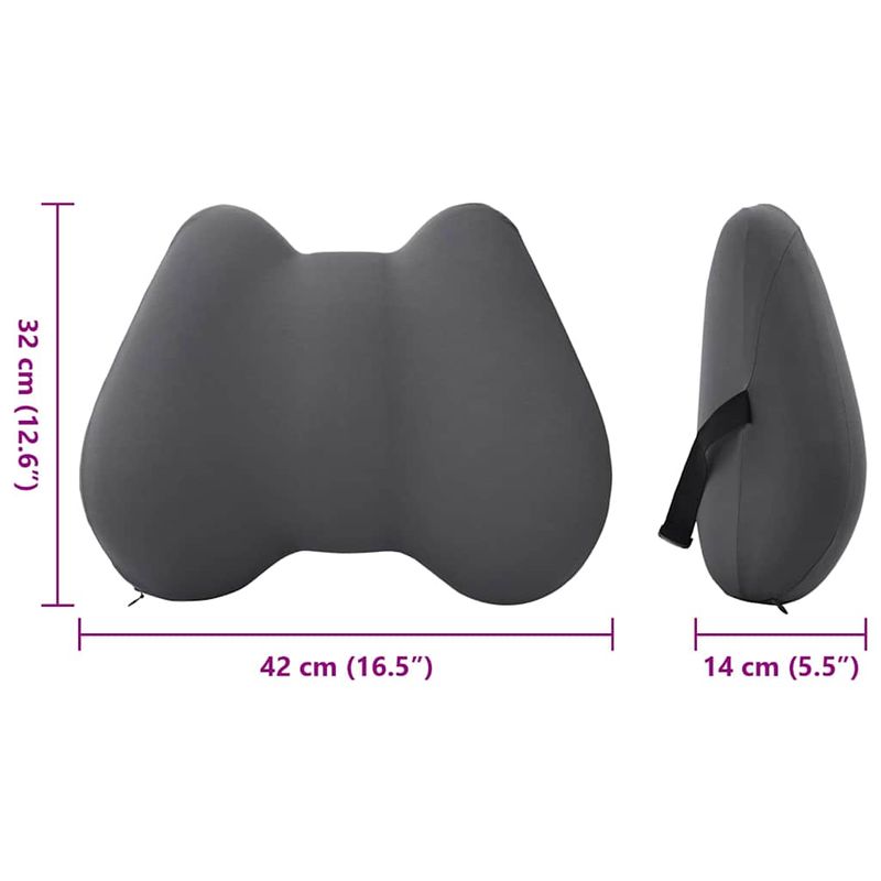 Casa si Gradina - Textile si covoare - Perne si pilote - Perne - Perna cu perna Ajustabil Gri 42 x 32 x 14 cm Poliester - Infinity.ro