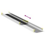 Auto si Moto - Remorci si platforme auto - Rampa pentru scaun cu rotile 2 pcs Negru 152 x 19 x 5,5 cm - Infinity.ro