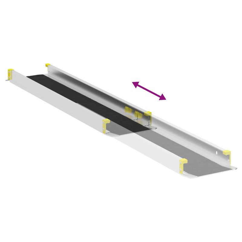 Auto si Moto - Remorci si platforme auto - Rampa pentru scaun cu rotile 2 pcs Negru 152 x 19 x 5,5 cm - Infinity.ro