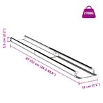 Auto si Moto - Remorci si platforme auto - Rampa pentru scaun cu rotile 2 pcs Negru 152 x 19 x 5,5 cm - Infinity.ro