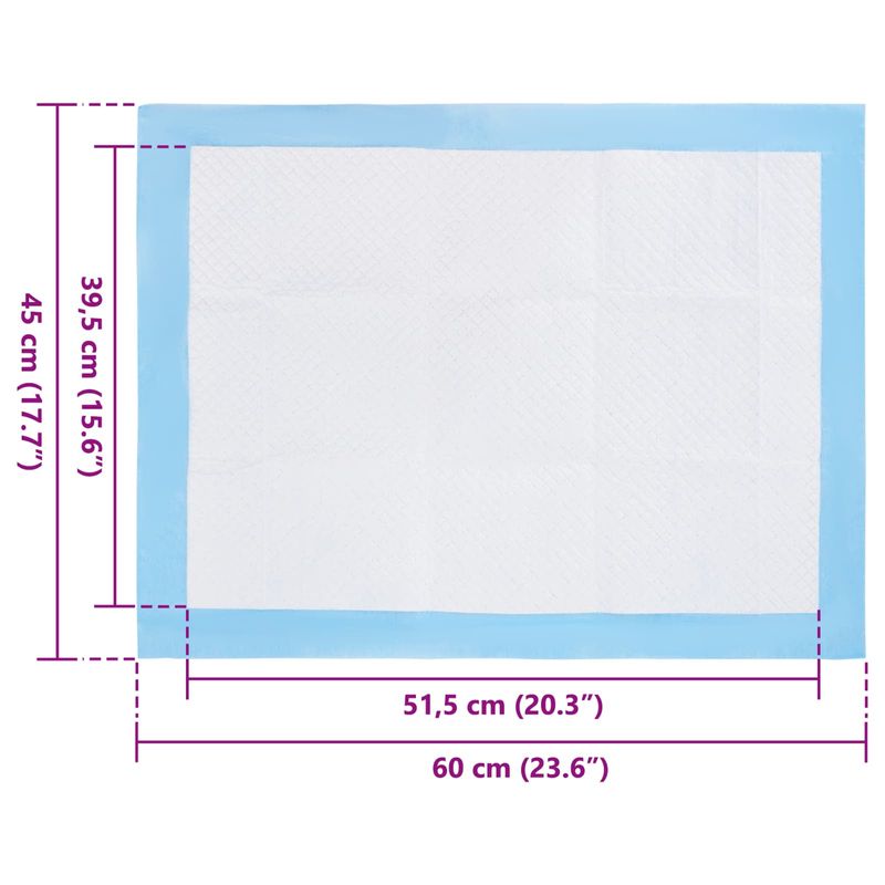 Petshop - Ingrijire si Igiena - Asternuturi si substraturi - Asternuturi igienice - Patura de antrenament pentru animale de companie 50 pcs - Infinity.ro
