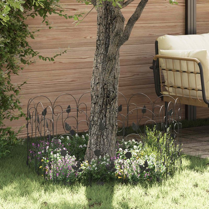 Casa si Gradina - Gradina si terasa - Garduri, panouri si accesorii - Gard de Gradina Spalier Negru - Infinity.ro