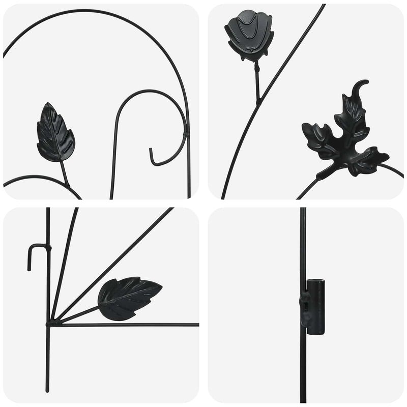 Casa si Gradina - Gradina si terasa - Garduri, panouri si accesorii - Gard de Gradina Spalier Negru - Infinity.ro
