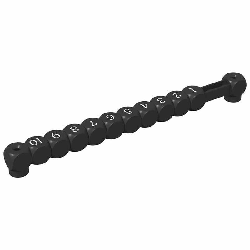 Sport si Outdoor - Alte sporturi - Mese fusball - Numar de mese de fotbal 2 pcs Negru 30 x 2,2 x 2,9 cm Plastic - Infinity.ro