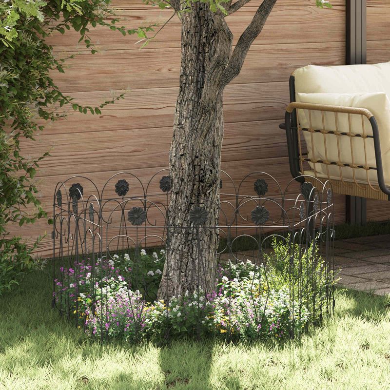 Casa si Gradina - Gradina si terasa - Garduri, panouri si accesorii - Gard de Gradina Spalier Negru - Infinity.ro