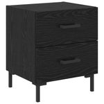 Casa si Gradina - Mobilier - Comode si corpuri - Noptiere - Noptiera Stejar Negru 40 x 35 x 47,5 cm Lemn compozit - Infinity.ro