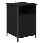Casa si Gradina - Mobilier - Comode si corpuri - Noptiere - Noptiera Stejar Negru 40 x 42 x 60 cm Lemn compozit - Infinity.ro