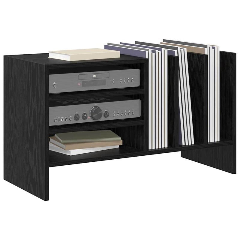 Casa si Gradina - Mobilier - Dulapuri si sifoniere - Dulapuri - Dulap pentru discuri de vinil Stejar Negru 78,5 x 35 x 45 cm - Infinity.ro