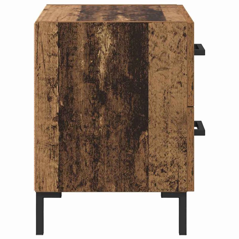 Casa si Gradina - Mobilier - Comode si corpuri - Noptiere - Noptiera Lemn vechi 40 x 35 x 47,5 cm Lemn compozit - Infinity.ro