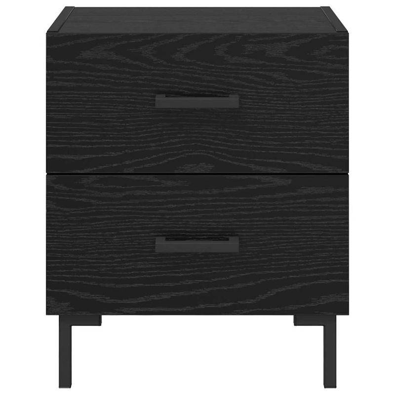 Casa si Gradina - Mobilier - Comode si corpuri - Noptiere - Noptiera Stejar Negru 40 x 35 x 47,5 cm Lemn compozit - Infinity.ro