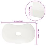 Casa si Gradina - Textile si covoare - Perne si pilote - Perne - Perna cu perna Alb 55 x 36 x 10 cm Poliester - Infinity.ro