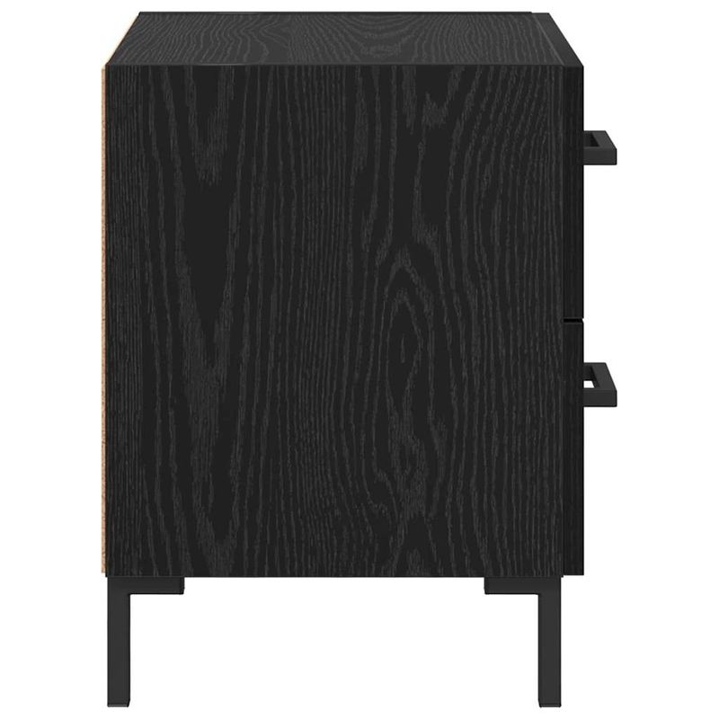 Casa si Gradina - Mobilier - Comode si corpuri - Noptiere - Noptiera Stejar Negru 40 x 35 x 47,5 cm Lemn compozit - Infinity.ro