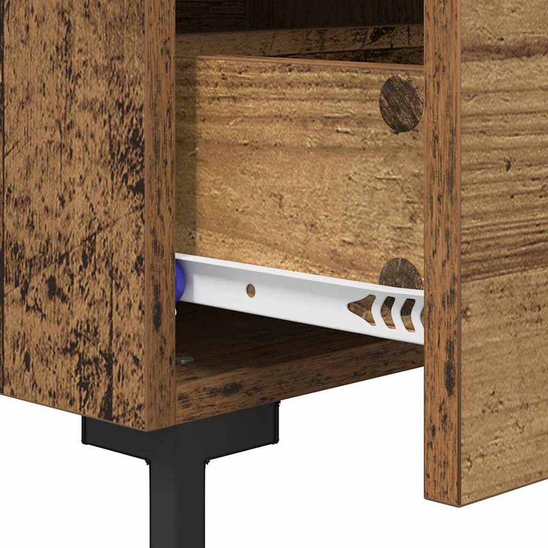 Casa si Gradina - Mobilier - Comode si corpuri - Noptiere - Noptiera Lemn vechi 40 x 35 x 47,5 cm Lemn compozit - Infinity.ro