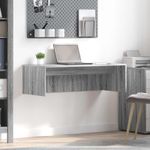 Casa si Gradina - Mobilier - Mese si birouri - Birouri - Birou montat pe perete Pe perete Gri Sonoma 100 x 45 x 30 cm - Infinity.ro
