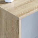 Casa si Gradina - Mobilier - Mese si birouri - Birouri - Birou montat pe perete Pe perete Stejar Sonoma 100 x 45 x 30 cm - Infinity.ro