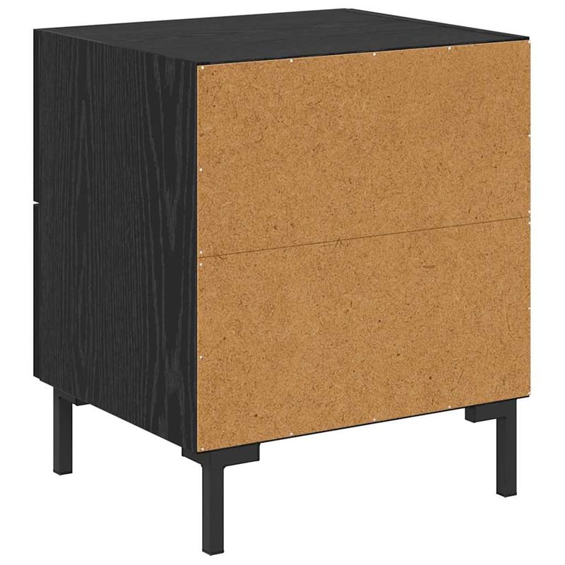 Casa si Gradina - Mobilier - Comode si corpuri - Noptiere - Noptiera Stejar Negru 40 x 35 x 47,5 cm Lemn compozit - Infinity.ro