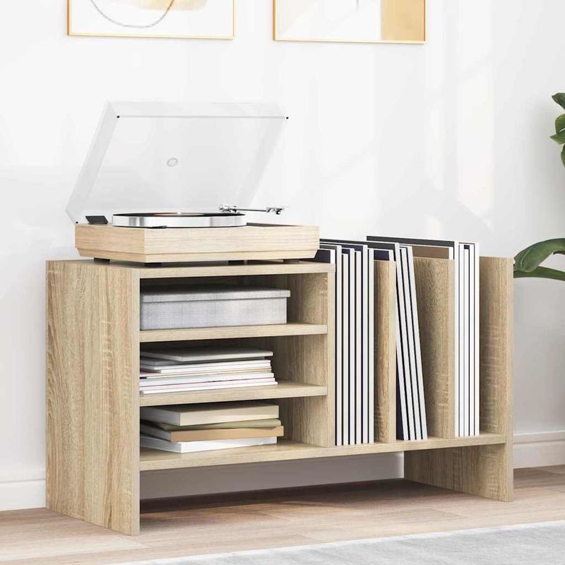 Casa si Gradina - Mobilier - Dulapuri si sifoniere - Dulapuri - Dulap pentru discuri de vinil Stejar Sonoma 78,5 x 35 x 45 cm - Infinity.ro