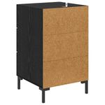 Casa si Gradina - Mobilier - Comode si corpuri - Noptiere - Noptiera Stejar Negru 40 x 40 x 66 cm Lemn compozit - Infinity.ro