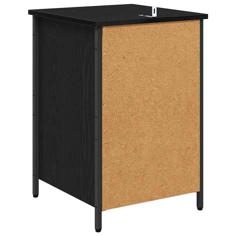Casa si Gradina - Mobilier - Comode si corpuri - Noptiere - Noptiera Stejar Negru 40 x 42 x 60 cm Lemn compozit - Infinity.ro